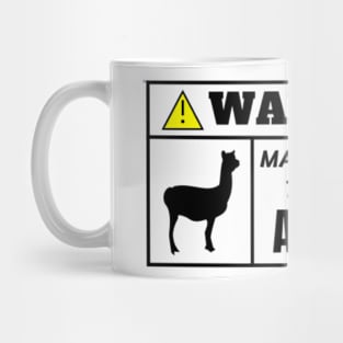 WARNING, may constantly talk about alpacas Mug